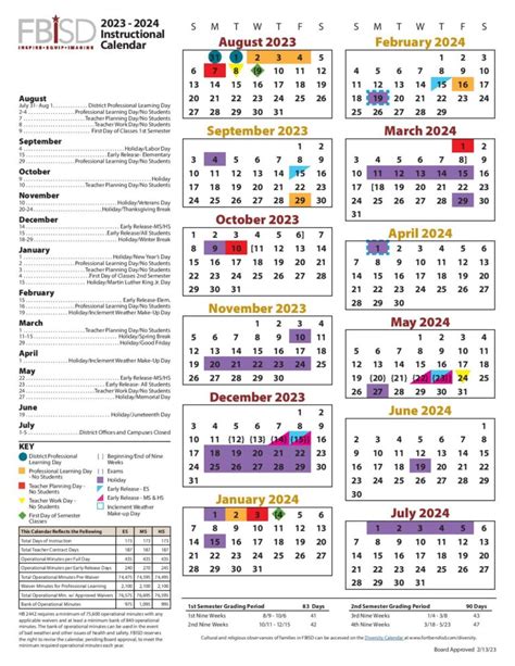 fbisd calendar|bend senior high school calendar.